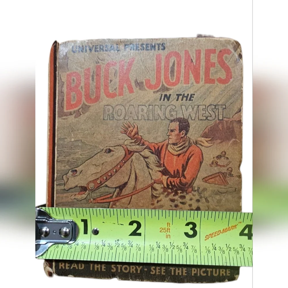 Very Vintage -1935 Universal Buck Jones Roaring West Little Adventure Book - Picture 12 of 12